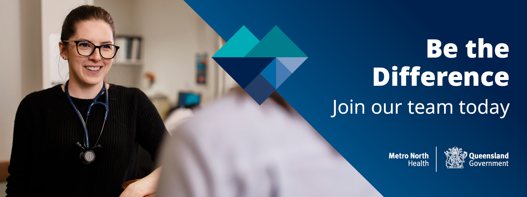 Metro North Health recruitment banner