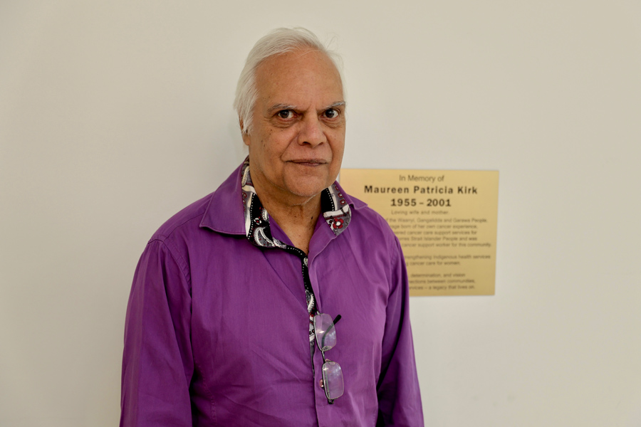 Uncle Hughie attended the recent event at RBWH to remember his wife, Maureen Kirk.