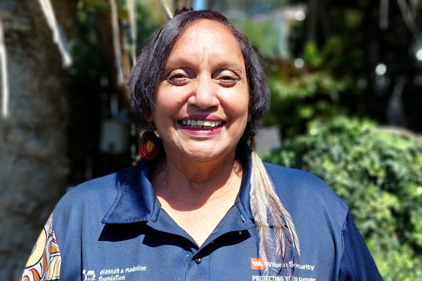 Bribie Island local and Wakka Wakka Elder Aunty Hazel Cowburn