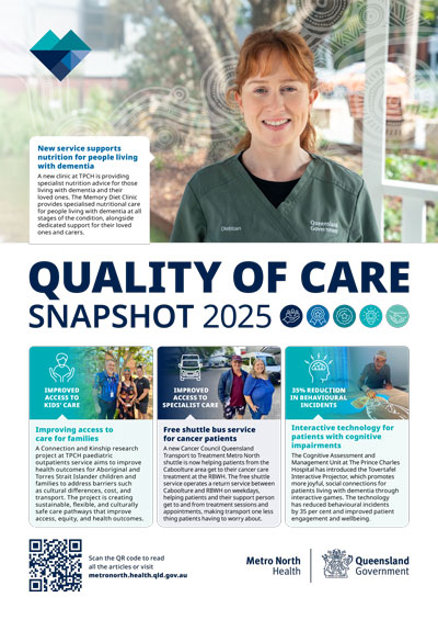 Quality of Care Report Snapshot 2025 cover
