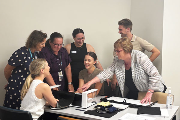 Metro North occupational therapists receiving SENSe training