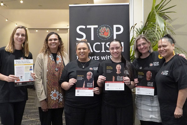 Staff at the Stop Racism. It Starts With Me campaign