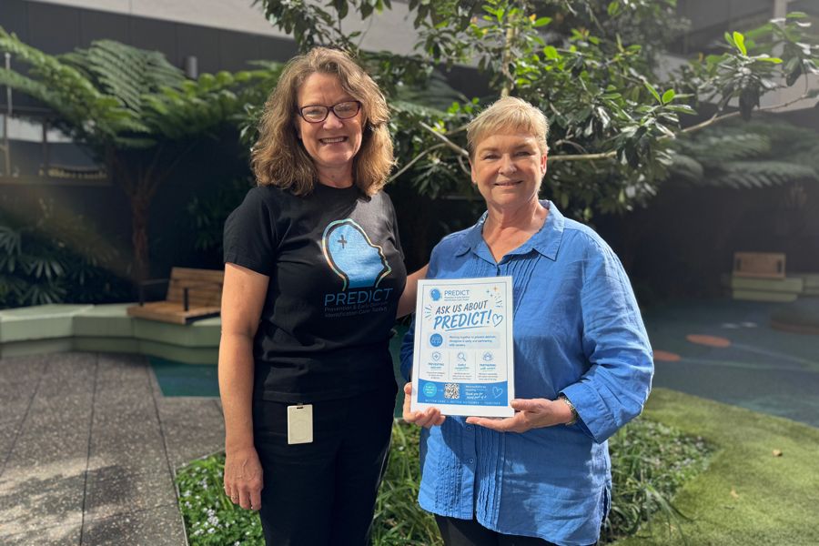 Associate Professor Alison Craswell and Site Implementation Nurse Margaret Cahill