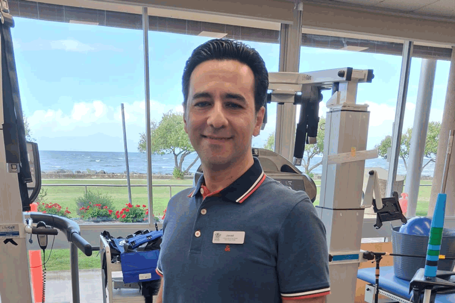 Becoming a physiotherapist was a natural progression in life for Javad Ghamaryasl.