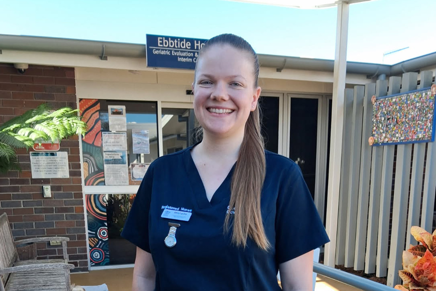 Community and Oral Health Registered Nurse Michelle obtains a great feeling of fulfilment when she can lift patient's day.
