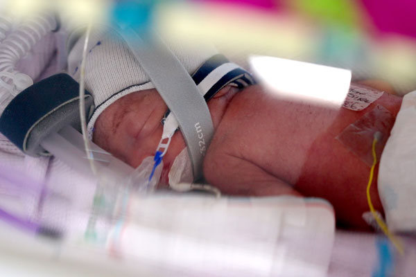 The mum of eight, who has four existing children aged between 10 and one years of age, had not planned another child – when she and her husband naturally conceived the quadruplets, taking them by immense surprise.