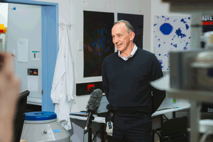TPCH Senior Thoracic Physician and Queensland Lung Transplant Service (QLTS) Head of Research Dr Dan Chambers.