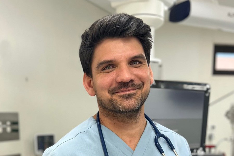 Dr Tigue Tozer who is an Emergency Physician