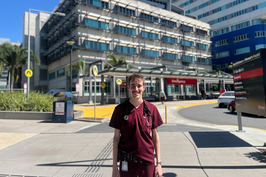Dr Pat O'Leary is a medical intern at the Royal Brisbane & Women's Hospital