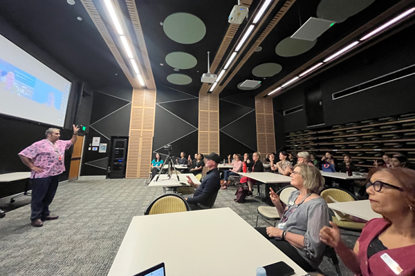 Metro North staff participating in an Auslan and Deaf culture and awareness workshop.