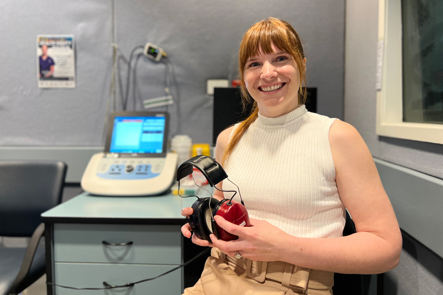 RBWH Audiologist Carla is raising awareness of Sudden Sensorineural Hearing Loss