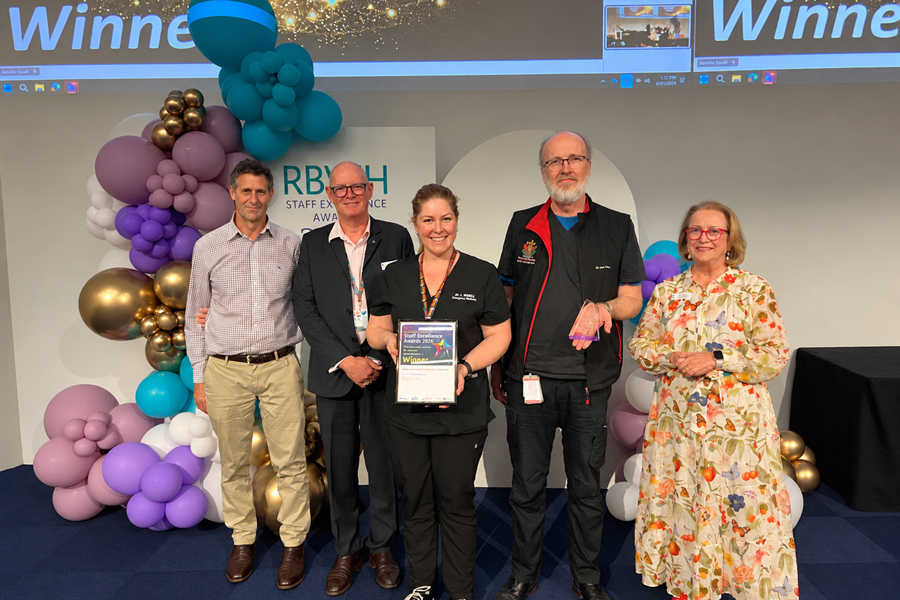The Emergency and Trauma Centre Exam Preparation Program Team won the Education, Training and Workforce Development award.